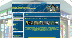 Desktop Screenshot of marine-aquarium-senior.net